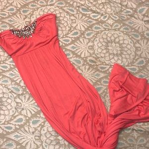 Coral Maxi Dress